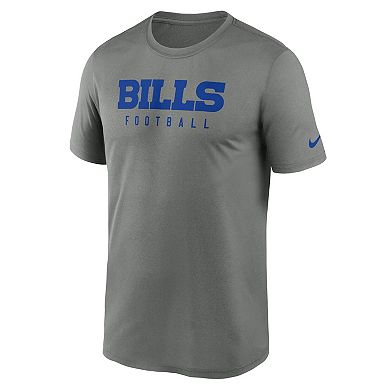 Men's Nike Heather Gray Buffalo Bills Sideline Legend Performance T-Shirt