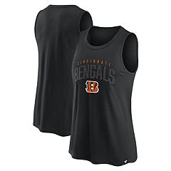 Joe Burrow Cincinnati Bengals Majestic Threads Women's Name & Number  Tri-Blend Tank Top - Heathered Black