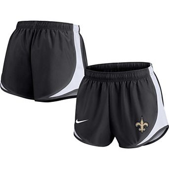 Women's Nike Black New Orleans Saints Plus Size Tempo Shorts