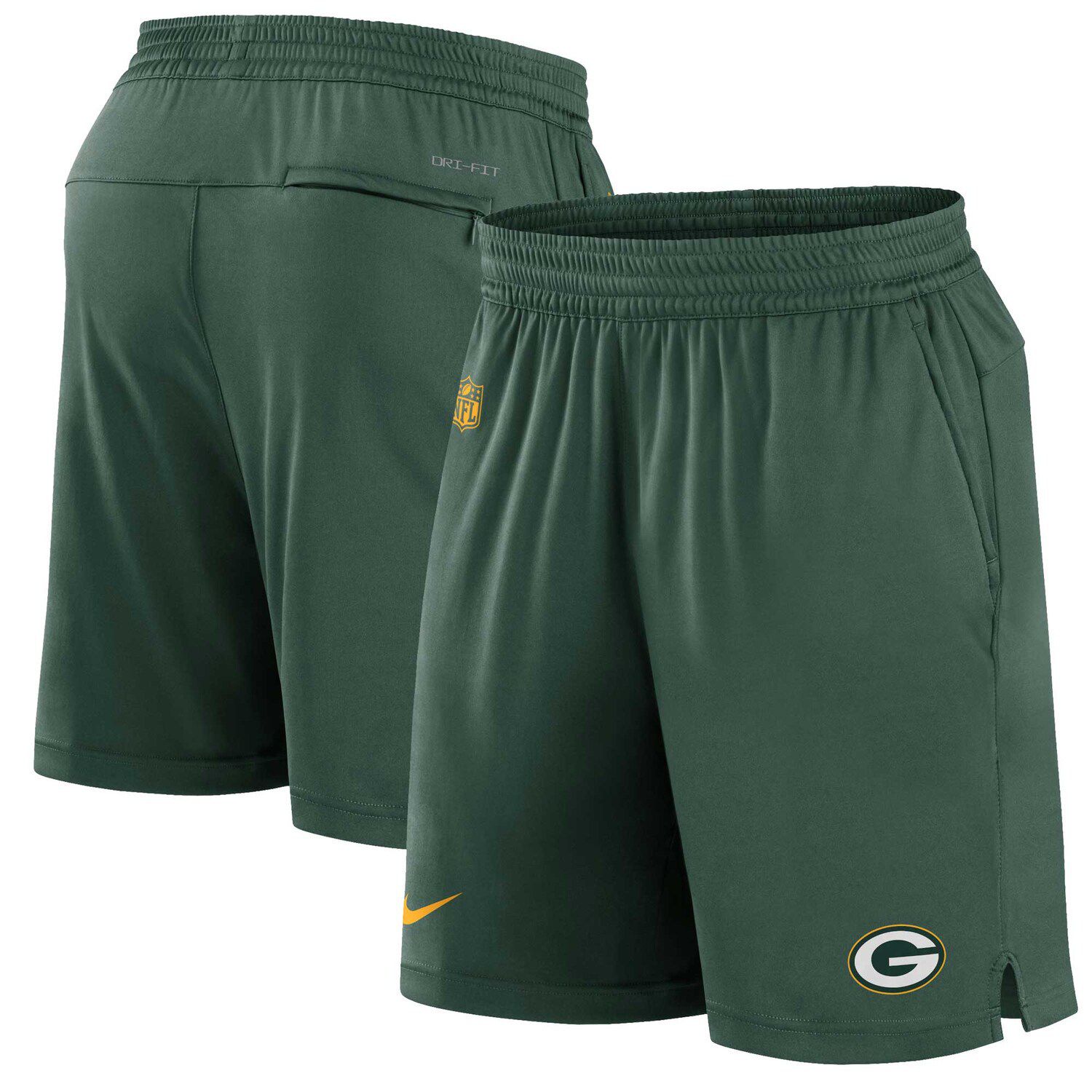 Men's Pro Standard White/Black Green Bay Packers Mesh Shorts Size: 3XL