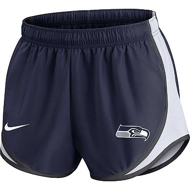 Women's Nike Navy Seattle Seahawks Performance Tempo Shorts