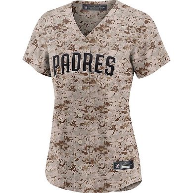 Women's Nike Manny Machado Camo San Diego Padres USMC Alternate Replica Player Jersey