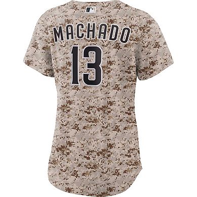Women's Nike Manny Machado Camo San Diego Padres USMC Alternate Replica Player Jersey