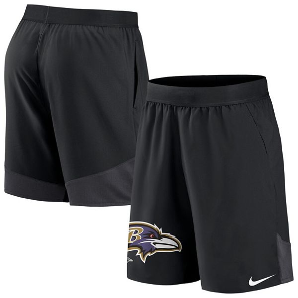 Men's Nike Black Baltimore Ravens Stretch Performance Shorts
