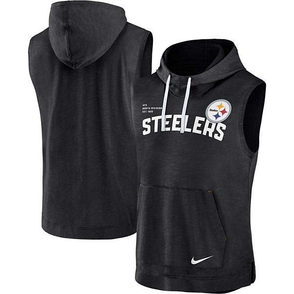 Men's Nike Therma-Fit Pittsburgh Steelers Zip Hoodie On Field