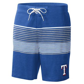 Men's G-III Sports by Carl Banks Royal Texas Rangers Coastline Volley Swim Shorts