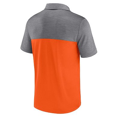 Men's Fanatics Branded Orange/Gray Oregon State Beavers Polo