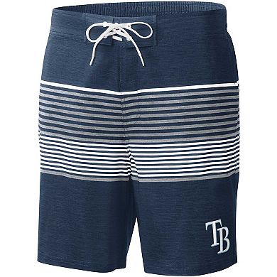 Men's G-III Sports by Carl Banks Navy Tampa Bay Rays Coastline Volley Swim Shorts