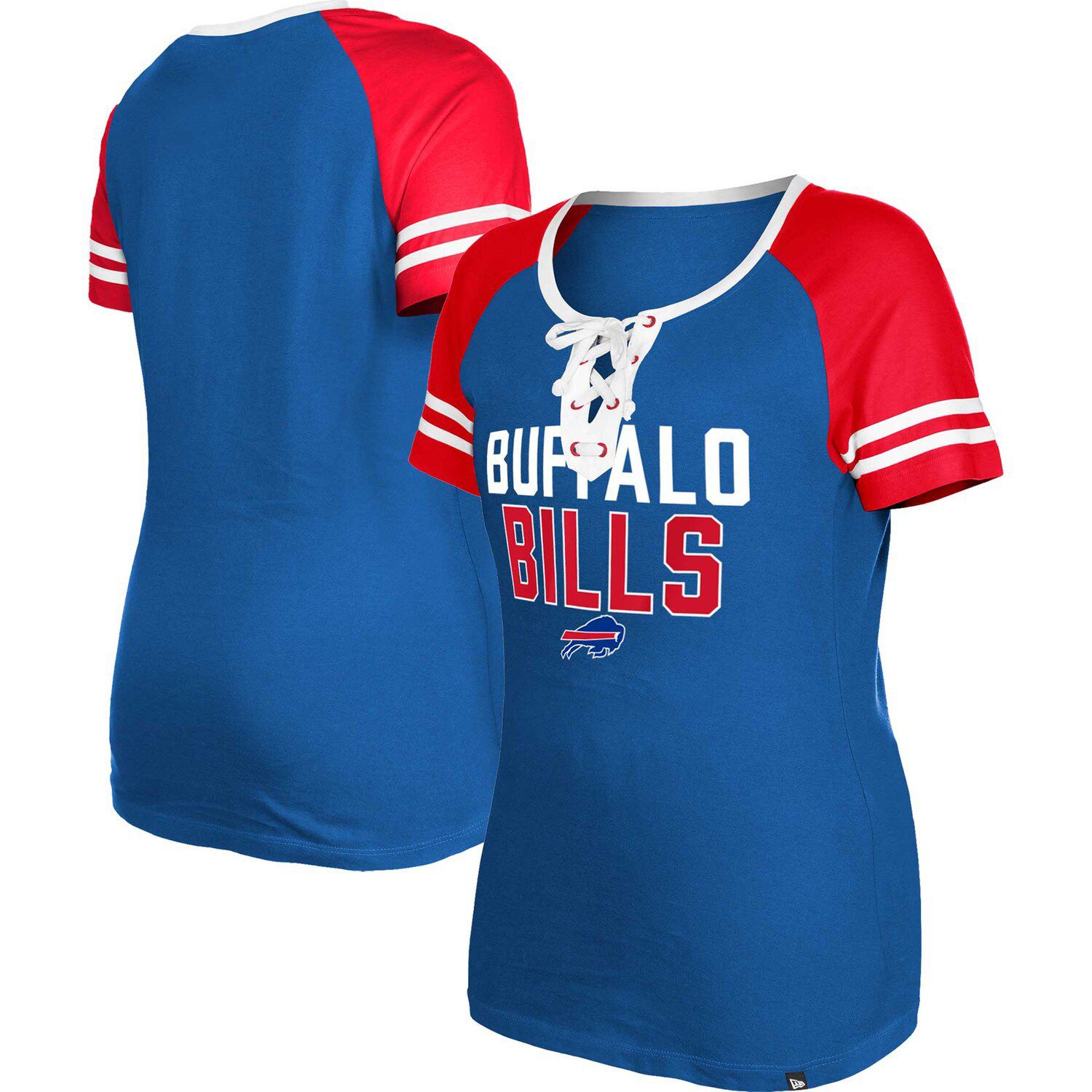 Buffalo Bills Starter Throwback League Raglan Long Sleeve Tri