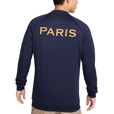 Men's Nike Navy Paris Saint-Germain 2023/24 Academy Pro Anthem Full-Zip ...