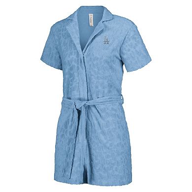 Women's Lusso Blue Los Angeles Dodgers Trixie Cheetah Romper