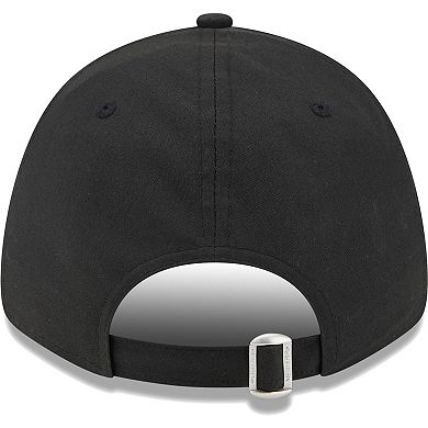 Men's New Era Black Tottenham Hotspur Overlay 9FORTY Adjustable Hat