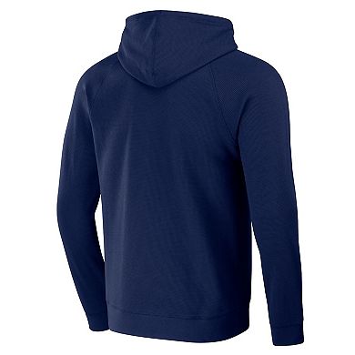 Men's Darius Rucker Collection by Fanatics Navy Chicago White Sox Waffle-Knit Raglan Pullover Hoodie