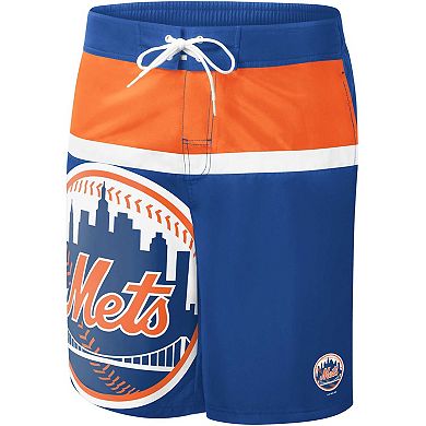 Men's G-III Sports by Carl Banks Royal New York Mets Sea Wind Swim Shorts