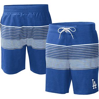 Men's G-III Sports by Carl Banks Royal Los Angeles Dodgers Coastline Volley Swim Shorts