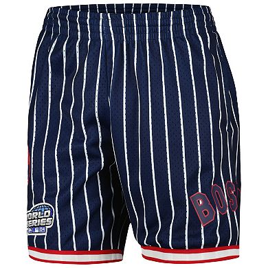 Men's Mitchell & Ness Navy Boston Red Sox Cooperstown Collection 2004 World Series City Collection Mesh Shorts