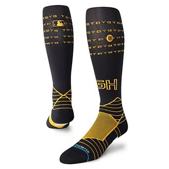 Men's Stance Black Pittsburgh Pirates 2023 City Connect Over the Calf Socks