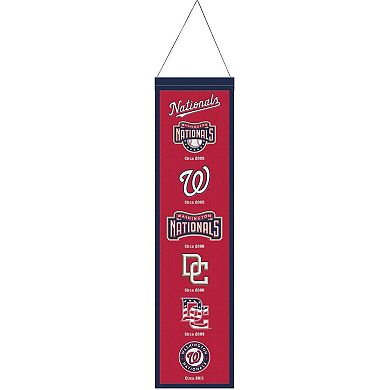 "WinCraft Washington Nationals 8"" x 32"" Evolution Banner"