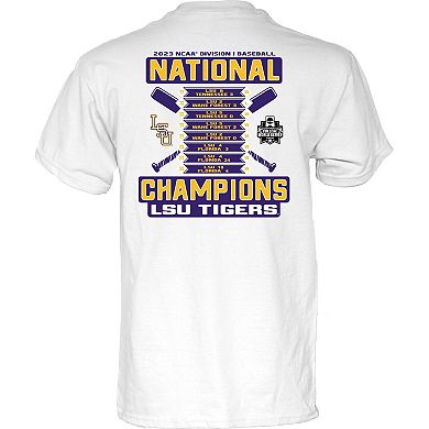 Unisex Blue 84 White LSU Tigers 2023 NCAA Men's Baseball College World ...