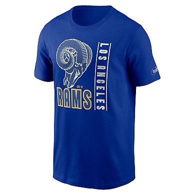 Men's Nike Royal Los Angeles Rams Lockup Essential T-Shirt