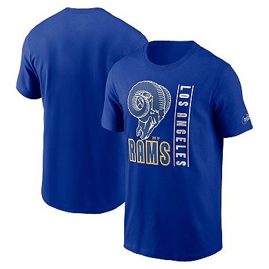 Men's Nike Royal Los Angeles Rams Lockup Essential T-Shirt