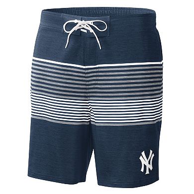 Men's G-III Sports by Carl Banks Navy New York Yankees Coastline Volley Swim Shorts