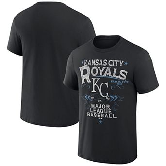 Men's Darius Rucker Collection by Fanatics Black Kansas City Royals Beach Splatter T-Shirt