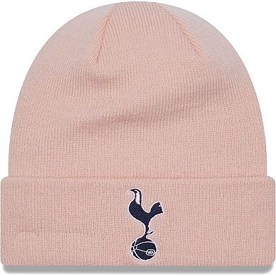 Men's New Era Pink Tottenham Hotspur Seasonal Cuffed Knit Hat
