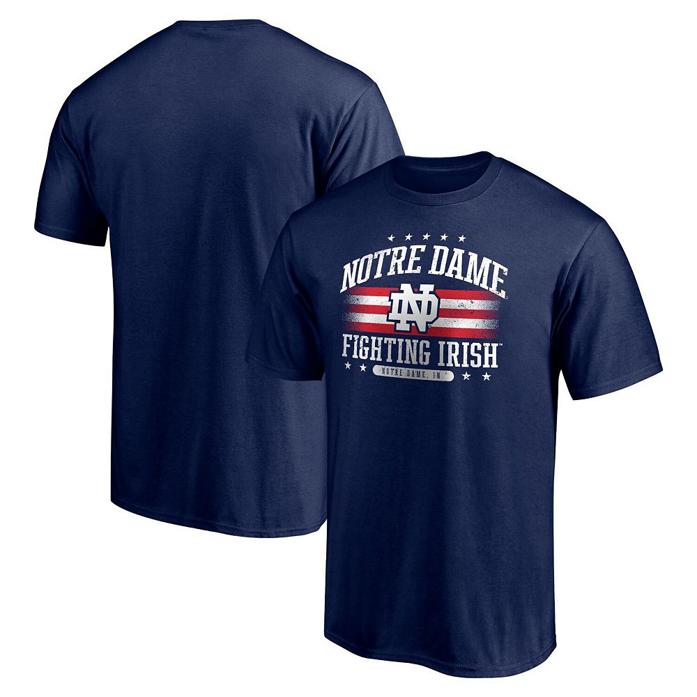 Fanatics Maglietta NCAA Notre Dame Fighting Irish State Lock In, Blu