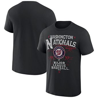 Men's Darius Rucker Collection by Fanatics Black Washington Nationals Beach Splatter T-Shirt