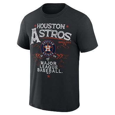Men's Darius Rucker Collection by Fanatics Black Houston Astros Beach Splatter T-Shirt