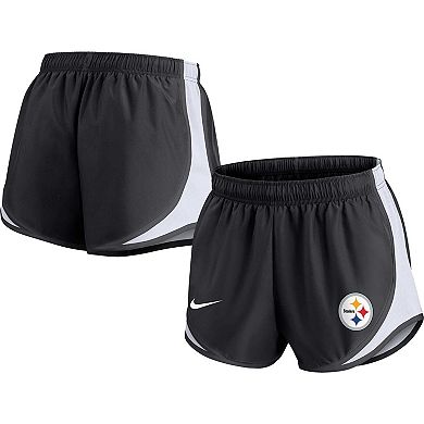 Women's Nike Black Pittsburgh Steelers Tempo Shorts