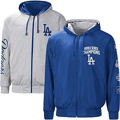 Women's Los Angeles Dodgers Profile Charcoal Plus Size Quarter-Zip Jacket