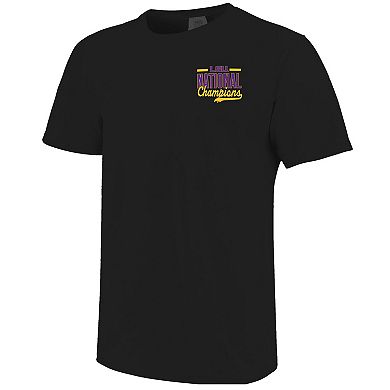 Unisex Comfort Colors Black LSU Tigers Baseball & Women's Basketball ...