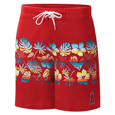 Men's G-III Sports by Carl Banks  Red Los Angeles Angels Breeze Volley Swim Shorts