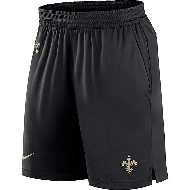 Men's Nike Black New Orleans Saints Sideline Performance Shorts