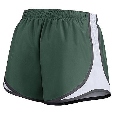 Women's Nike Green Green Bay Packers Plus Size Tempo Shorts