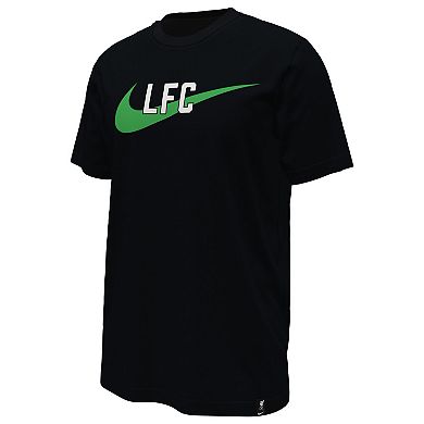 Men's Nike Black Liverpool Swoosh T-Shirt