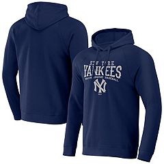 New York Yankees Nike Springer Short Sleeve Team Pullover Hoodie - Navy