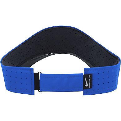 Men's Nike Royal Boise State Broncos 2023 Sideline Performance Adjustable Visor