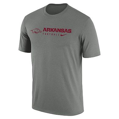 Men's Nike Heather Gray Arkansas Razorbacks Team Legend Performance T-Shirt