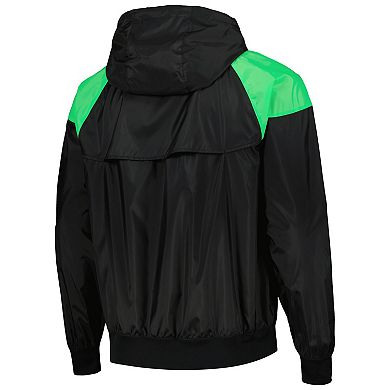 Men's Nike Black Liverpool Windrunner Raglan Full-Zip Jacket