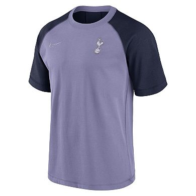 Men's Nike Purple Tottenham Hotspur Travel Raglan T-Shirt