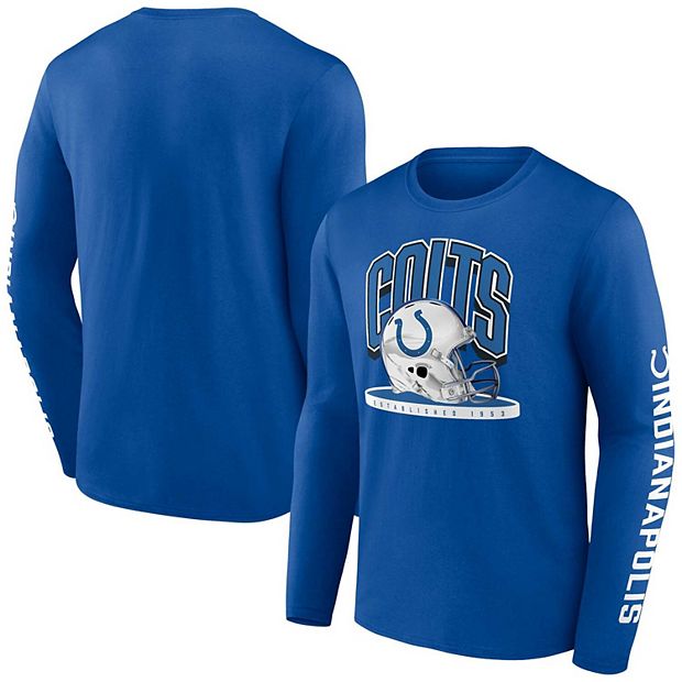 Men's Nike Royal Indianapolis Colts Fashion Long Sleeve T-Shirt