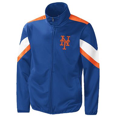 Men's G-III Sports by Carl Banks Royal New York Mets Earned Run Full-Zip Jacket