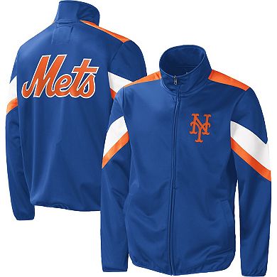 Men's G-III Sports by Carl Banks Royal New York Mets Earned Run Full-Zip Jacket