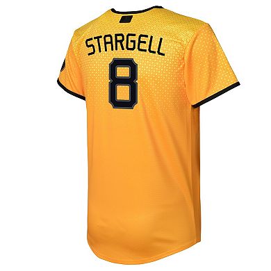 Youth Nike Willie Stargell Gold Pittsburgh Pirates 2023 City Connect Replica Player Jersey