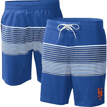 Men's G-III Sports by Carl Banks Royal New York Mets Coastline Volley Swim Shorts