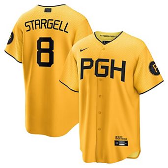 Men's Nike Willie Stargell Gold Pittsburgh Pirates 2023 City Connect Replica Player Jersey