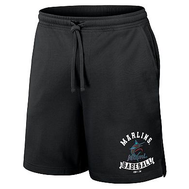 Men's Darius Rucker Collection by Fanatics Black Miami Marlins Team Color Shorts